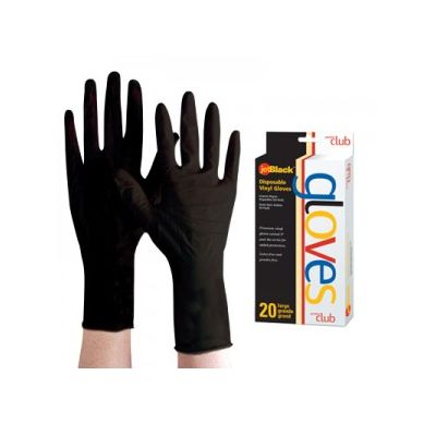 90CT Jetblack Vinyl Gloves Large available in Trinidad and Tobago.
