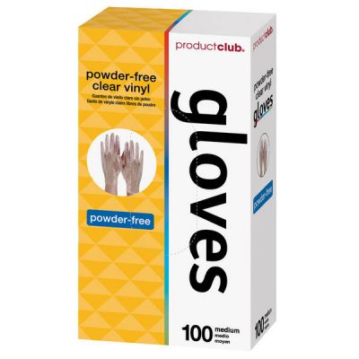 100CT P-Free Clear Vinyl Gloves (M) available in Trinidad and Tobago.