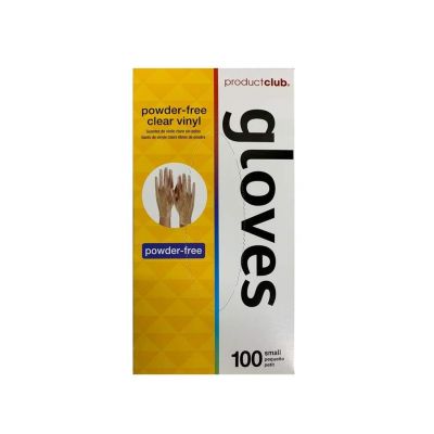 100CT P-Free Clear Vinyl Gloves (S) available in Trinidad and Tobago.